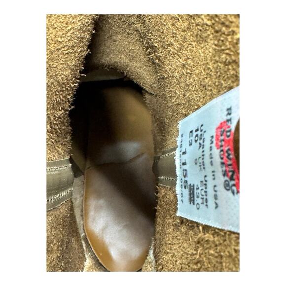 Vintage 2007 Red Wing Pecos Boots 1155 Size 10 Nail Seat Heel USA Classic - Picture 10 of 11